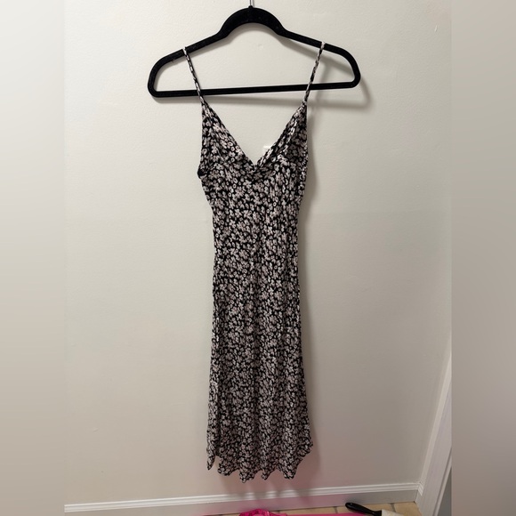 Abercrombie & Fitch Knot Front Slip Midi Dress - Picture 4 of 5